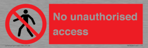 No unauthorised access
